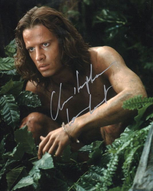 CHRISTOPHER LAMBERT SIGNED GREYSTOKE 8X10 PHOTO (2)