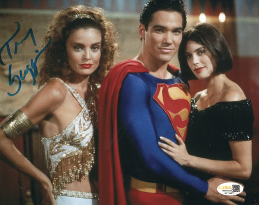 TRACY SCOGGINS SIGNED LOIS AND CLARK 10X8 PHOTO (1) ALSO JSA