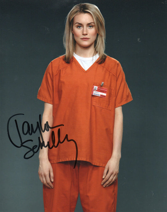 TAYLOR SCHILLING SIGNED ORANGE IS THE NEW BLACK 8X10 PHOTO (3)