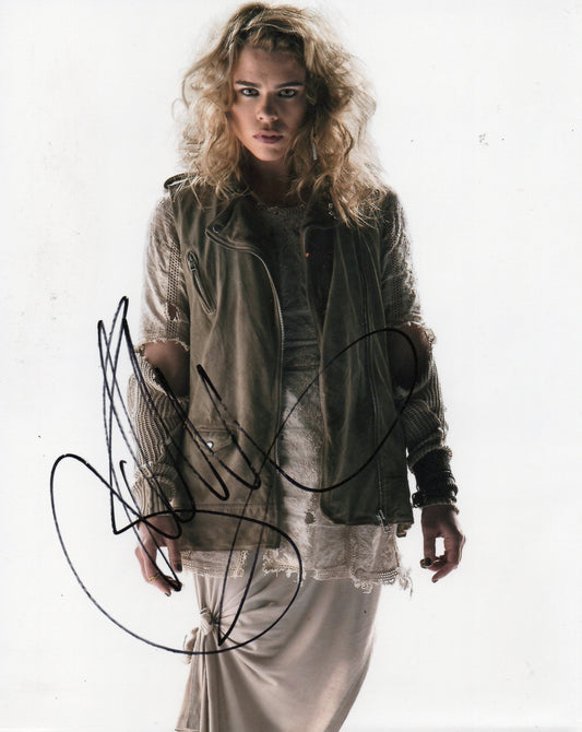 BILLIE PIPER SIGNED DR WHO 8X10 PHOTO (2)