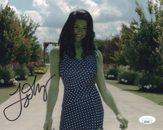 TATIANA MASLANY SIGNED SHE HULK 10X8 PHOTO (1) ALSO JSA