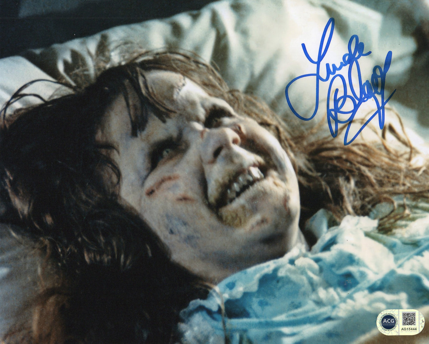 LINDA BLAIR SIGNED THE EXORCIST 10X8 PHOTO (1) ALSO ACG
