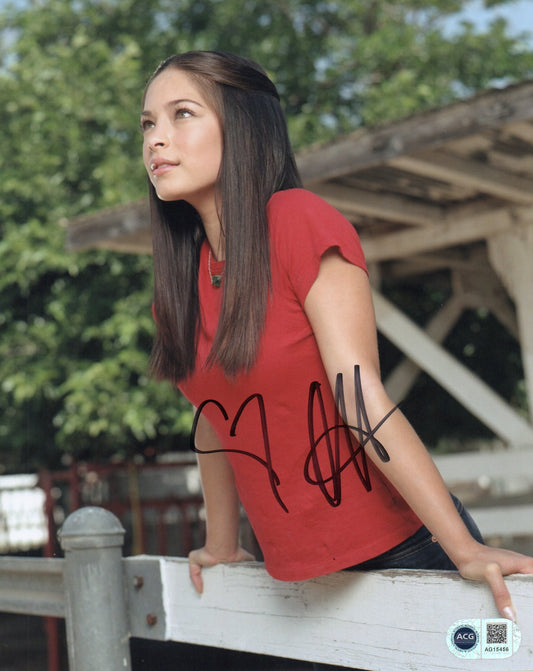 KRISTIN KREUK SIGNED SEXY SMALLVILLE 10X8 PHOTO (1) ALSO ACG