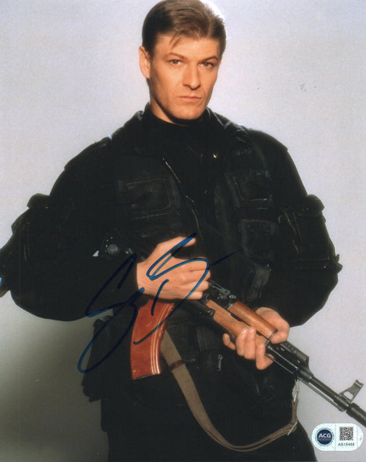 SEAN BEAN SIGNED GOLDENEYE 8X10 PHOTO ALSO ACG