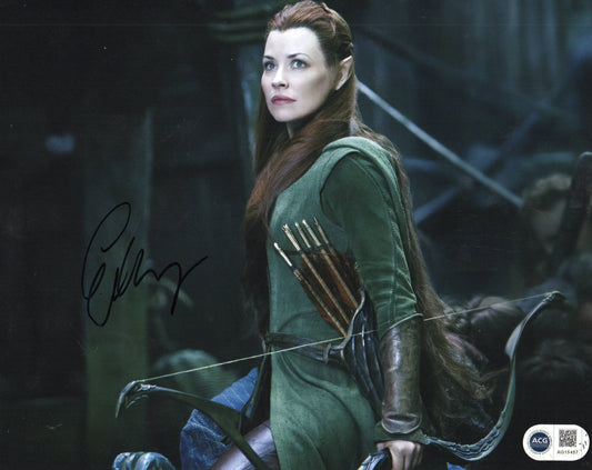 EVANGELINE LILLY SIGNED THE HOBBIT 8X10 PHOTO ALSO ACG