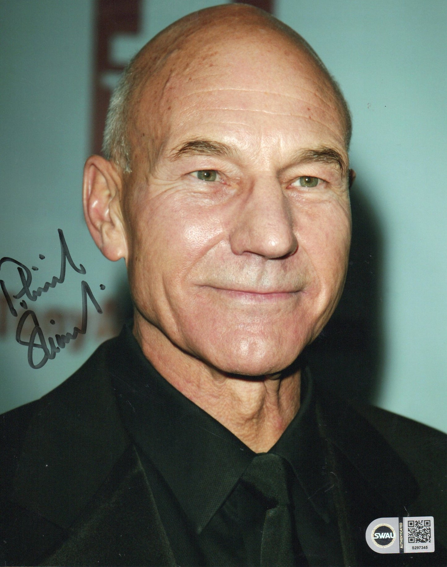 PATRICK STEWART SIGNED STAR TREK 8X10 PHOTO (1) ALSO SWAU