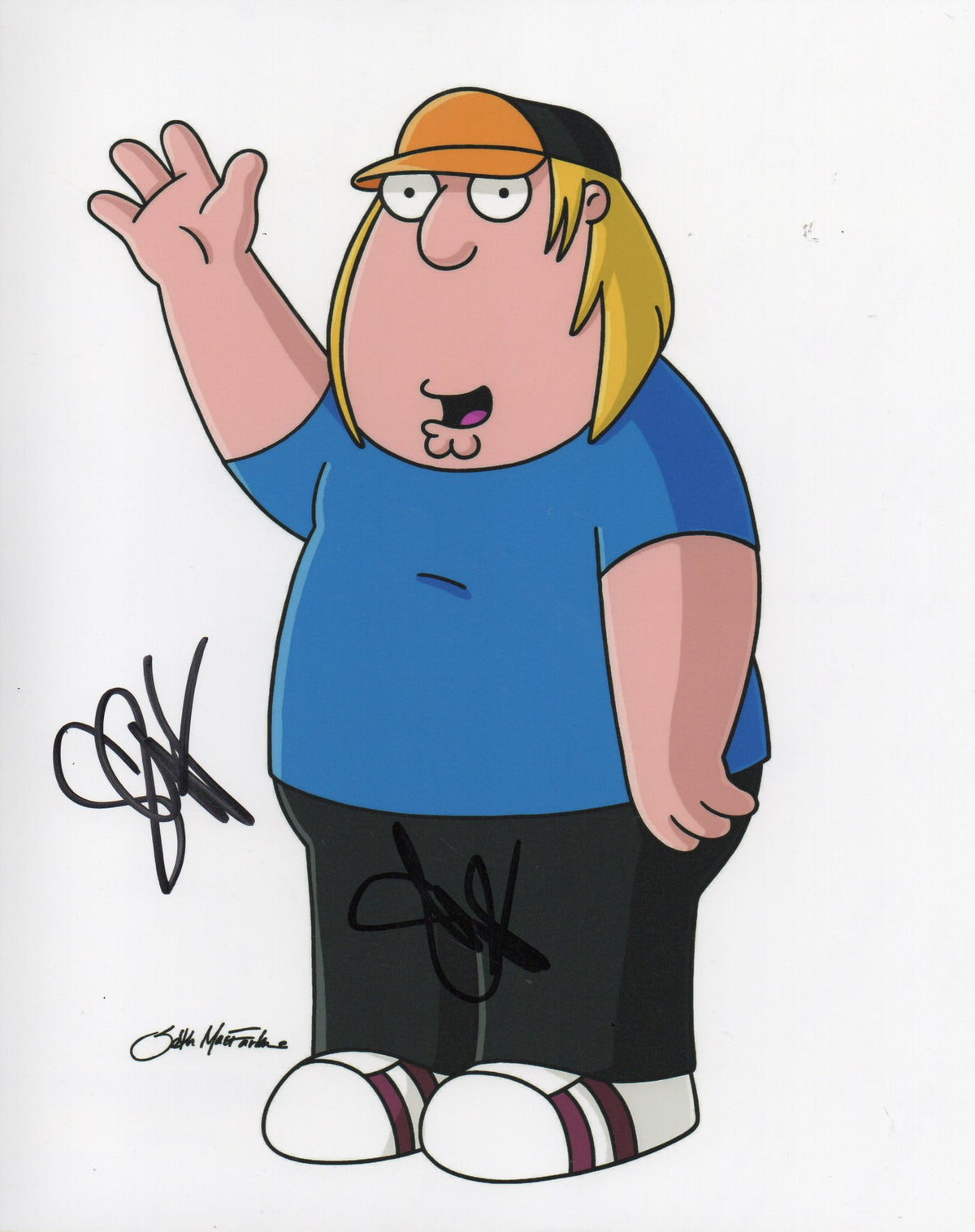 SETH GREEN SIGNED FAMILY GUY 8X10 PHOTO (6)