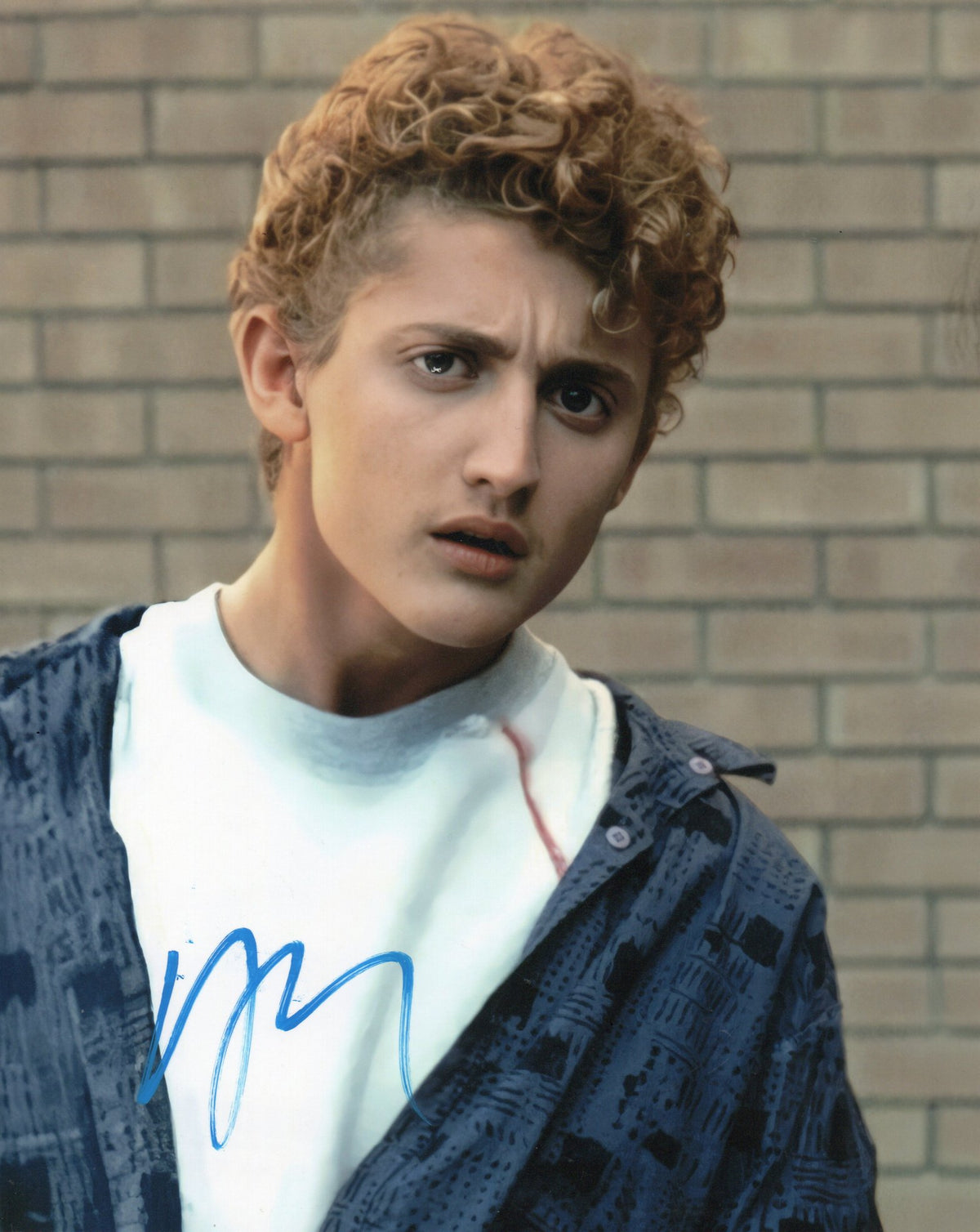 ALEX WINTER SIGNED BILL AND TED 8X10 PHOTO