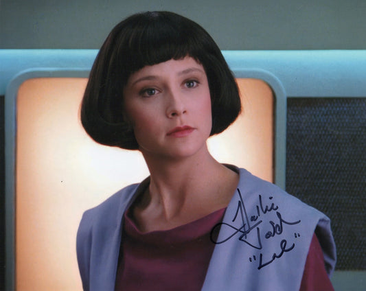 HALLIE TODD SIGNED STAR TREK 8X10 PHOTO