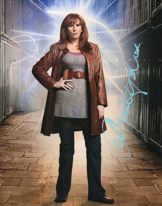 CATHERINE TATE SIGNED DR WHO 10X8 PHOTO (1)