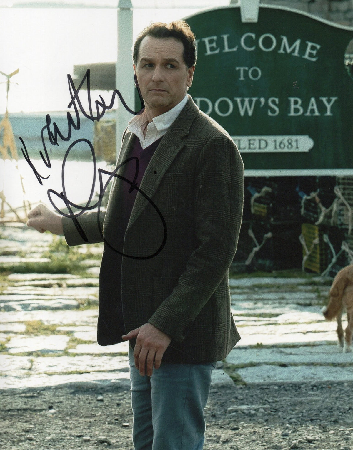 MATTHEW RHYS SIGNED WIDOW'S BAY 8X10 PHOTO