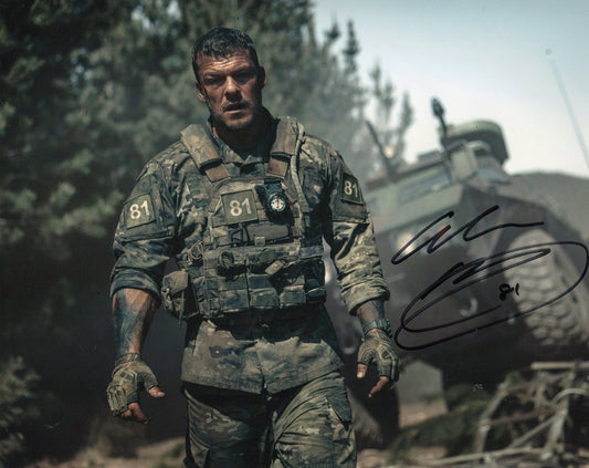 ALAN RITCHSON SIGNED WAR MACHINE 8X10 PHOTO