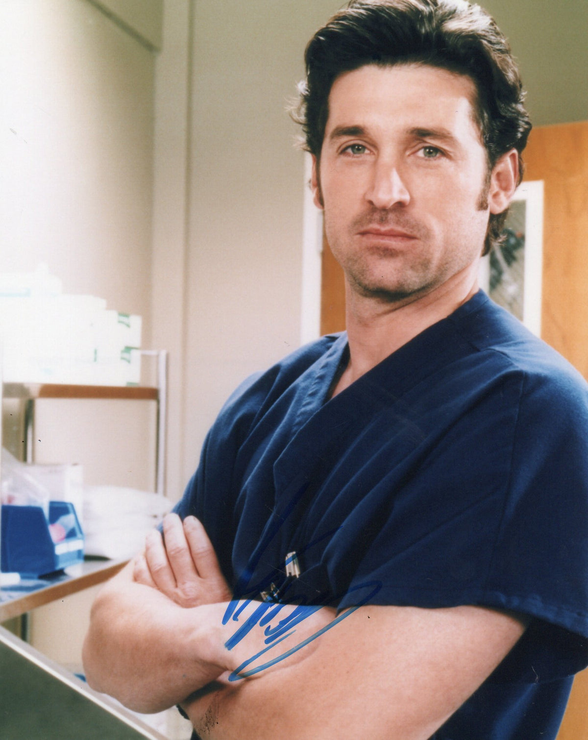 PATRICK DEMPSEY SIGNED GREY'S ANATOMY 8X10 PHOTO (2)