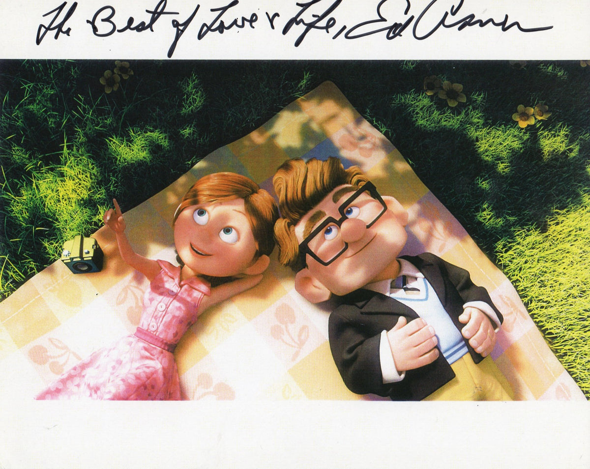 ED ASNER SIGNED UP 8X10 PHOTO (2)