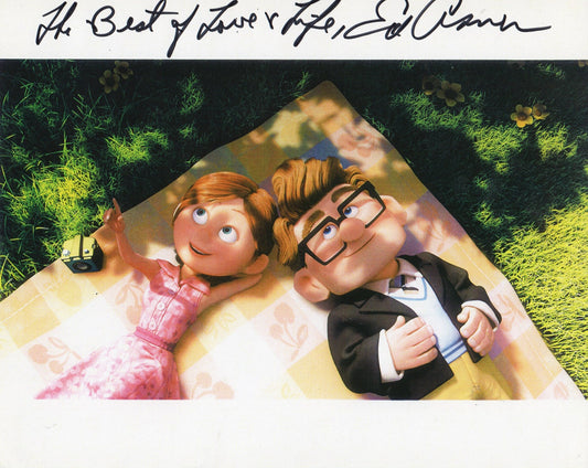 ED ASNER SIGNED UP 8X10 PHOTO (2)