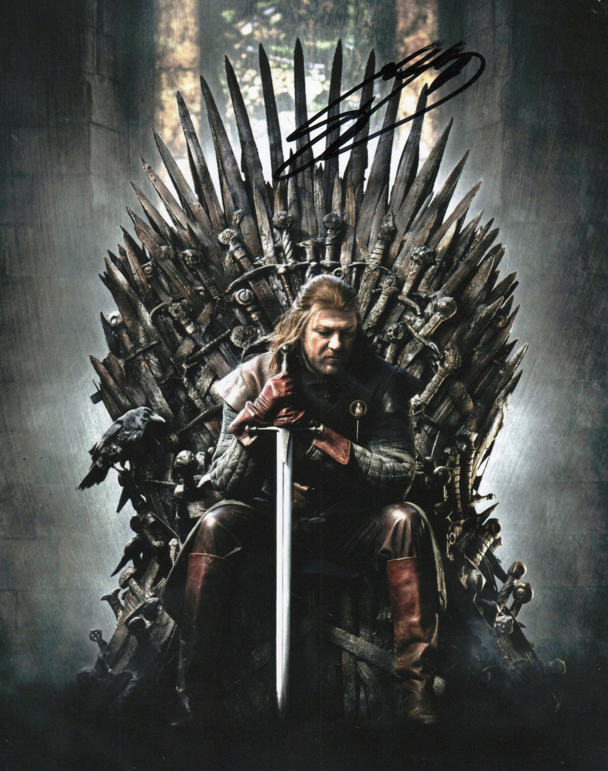 SEAN BEAN SIGNED GAME OF THRONES 8X10 PHOTO (4)