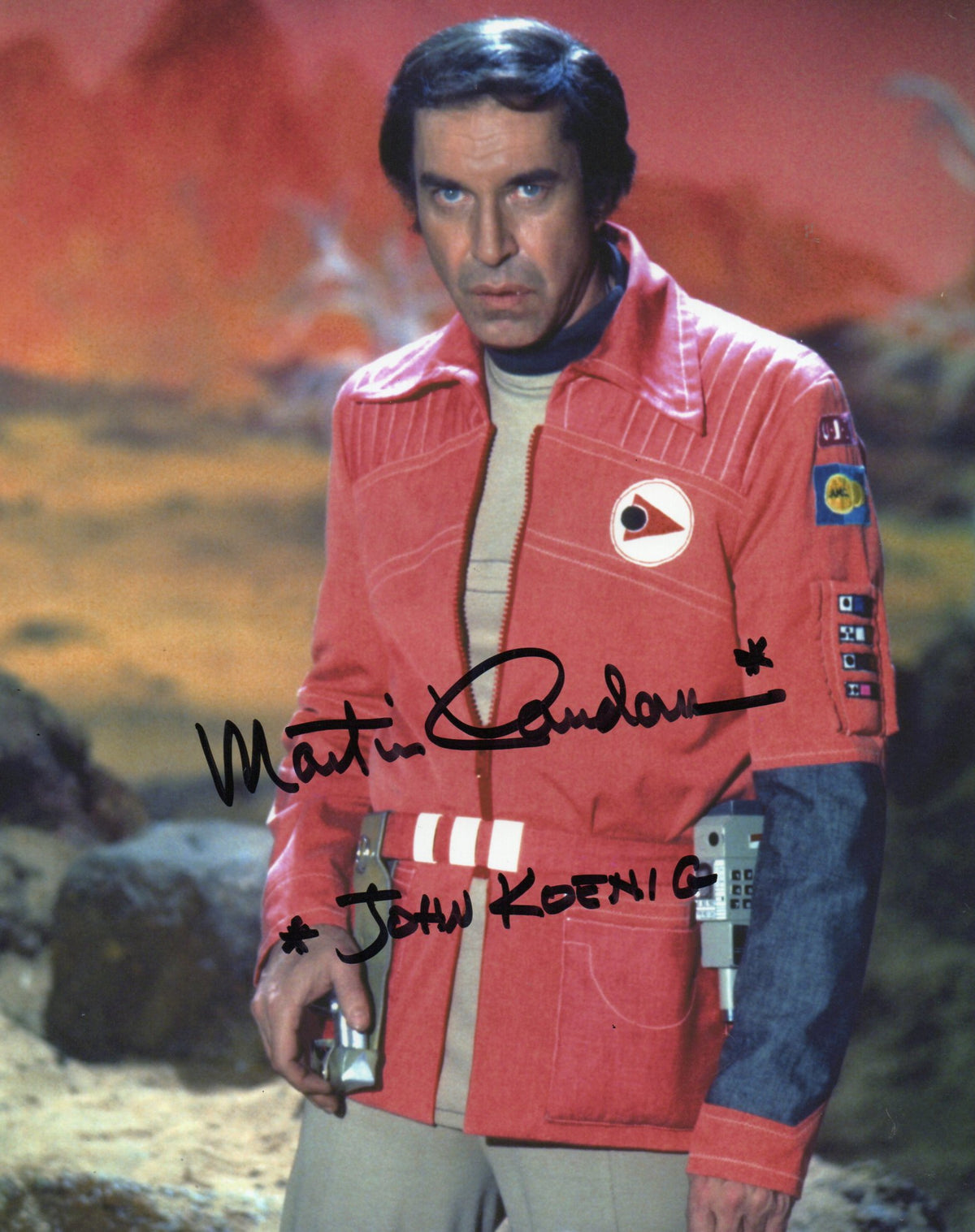 MARTIN LANDAU SIGNED SPACE: 1999 8X10 PHOTO