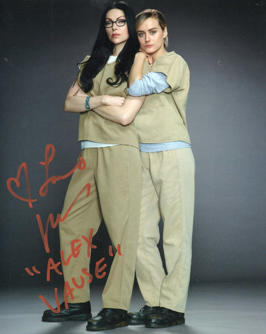 LAURA PREPON SIGNED ORANGE IS THE NEW BLACK 8X10 PHOTO (4) PLUS CHARACTER NAME