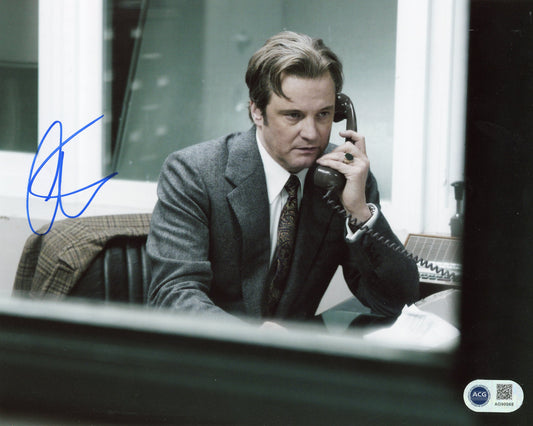 COLIN FIRTH SIGNED TINKER TAILOR 10X8 PHOTO (1) ALSO ACG CERTIFICATION