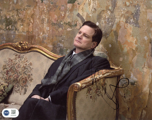 COLIN FIRTH SIGNED THE KING'S SPEECH 10X8 PHOTO (2) ALSO ACG CERTIFICATION