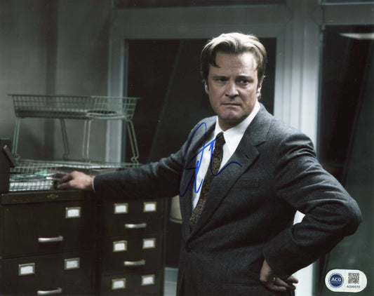 COLIN FIRTH SIGNED TINKER TAILOR 10X8 PHOTO (2)  ALSO ACG CERTIFICATION