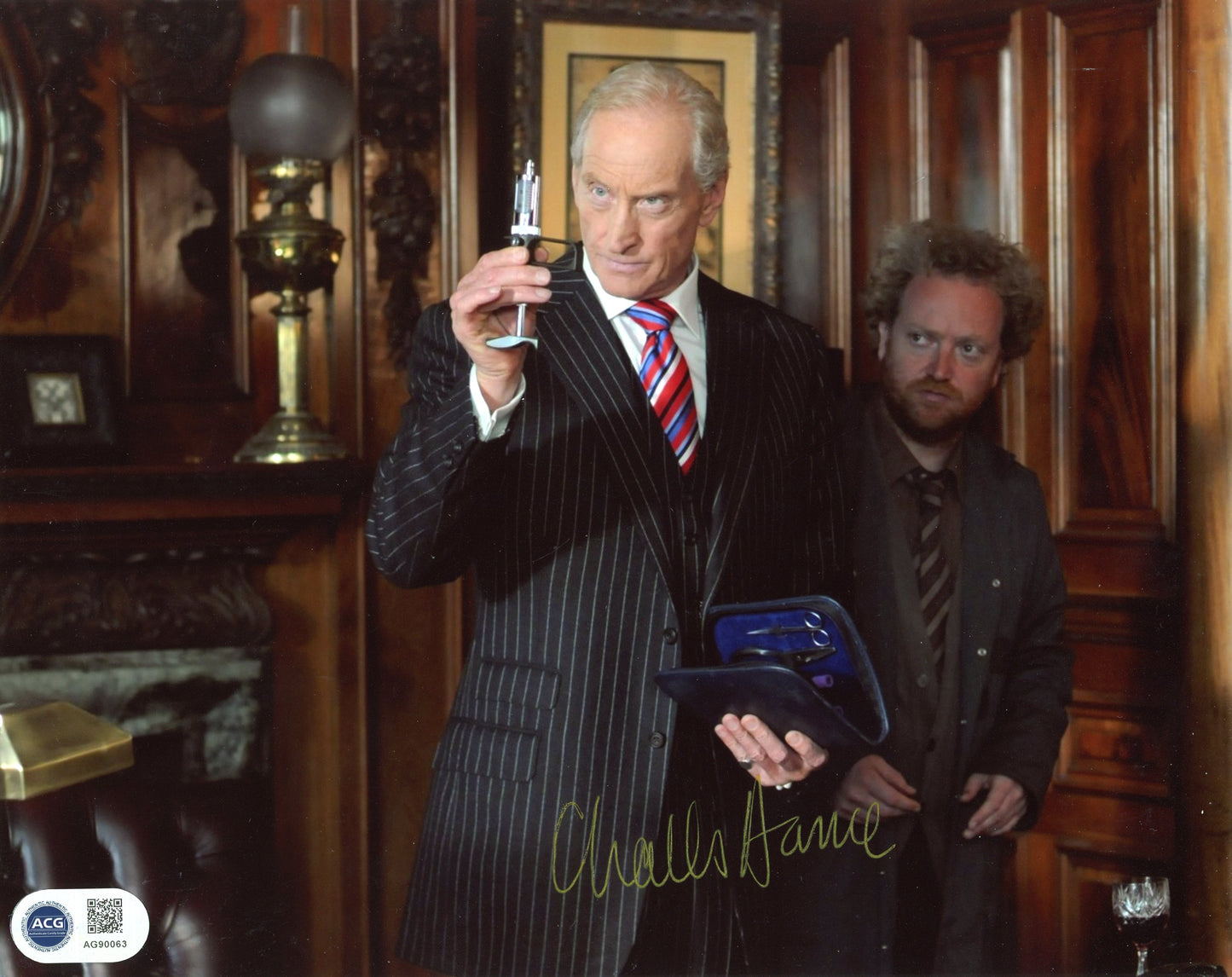 CHARLES DANCE SIGNED 8X10 PHOTO (2) ALSO ACG CERTIFICATION