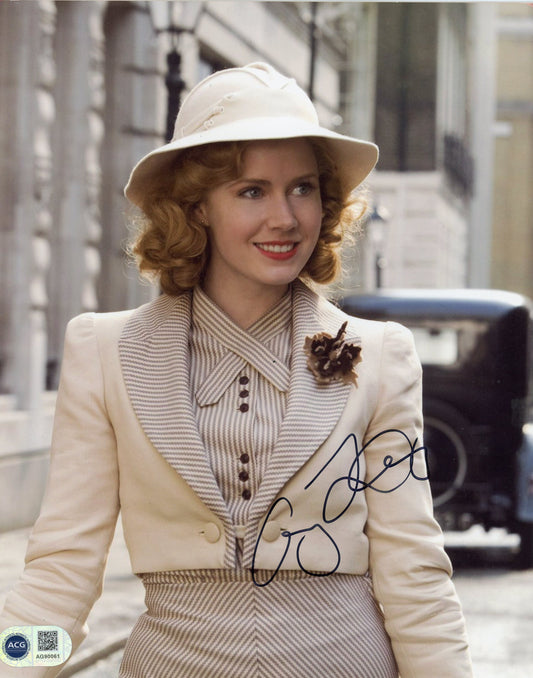 AMY ADAMS SIGNED SEXY 10X8 PHOTO (5) ALSO ACG CERTIFICATION
