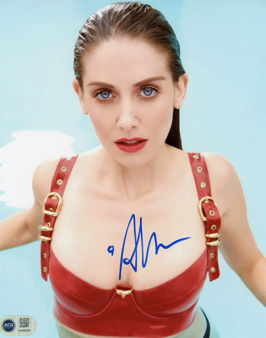 ALISON BRIE SIGNED SEXY 10X8 PHOTO (1) ALSO ACG CERTIFICATION