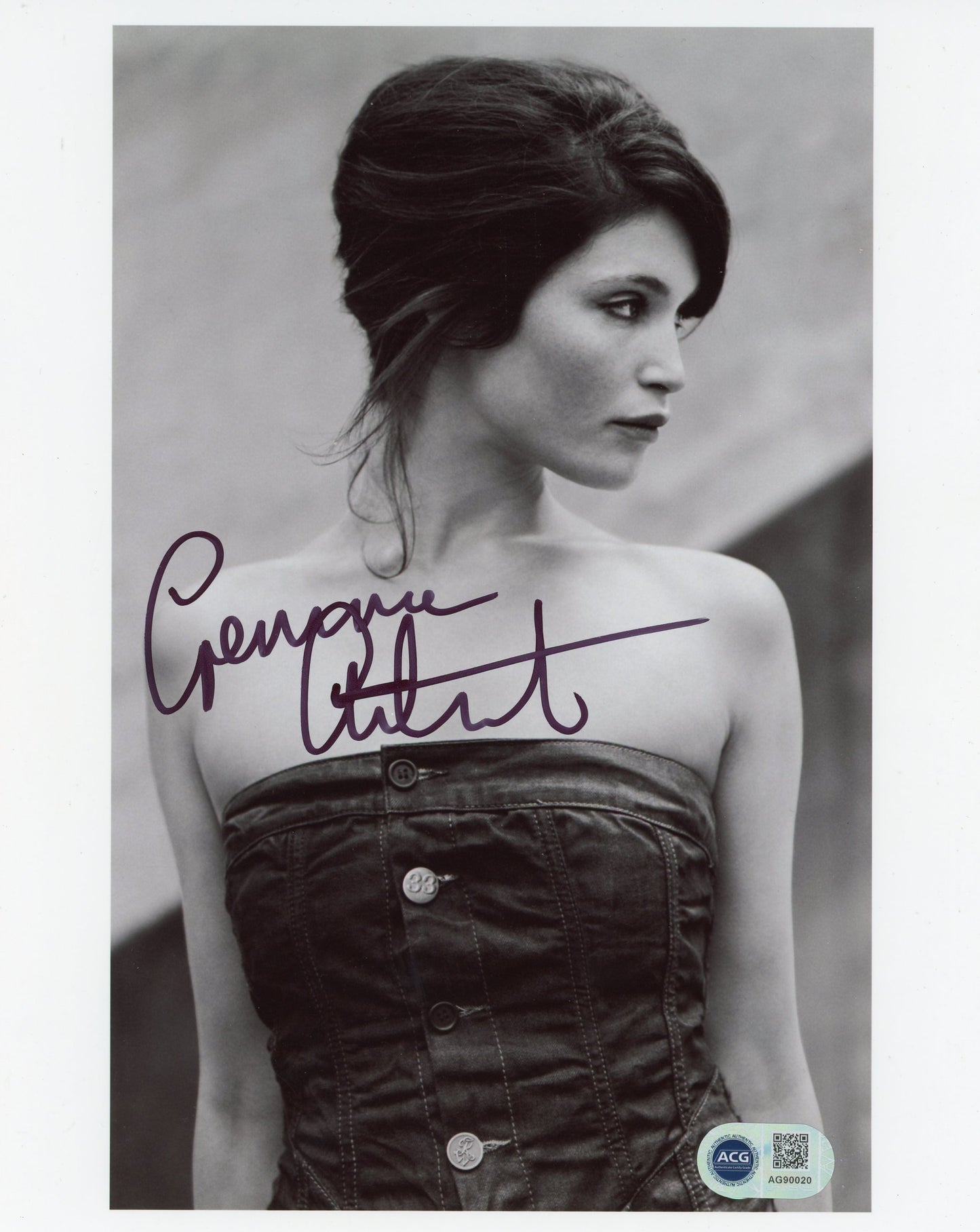 GEMMA ARTERTON SIGNED SEXY 10X8 PHOTO (5) ALSO ACG CERTIFICATION