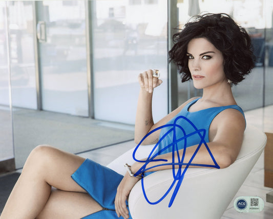 JAIMIE ALEXANDER SIGNED SEXY 10X8 PHOTO (5) ALSO ACG CERTIFICATION