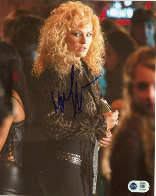 MALIN AKERMAN SIGNED ROCK OF AGES 10X8 PHOTO ALSO ACG CERT AUTHENTICATION