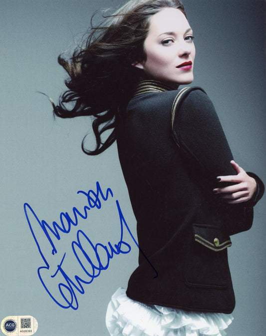 MARION COTILLARD SIGNED SEXY 10X8 PHOTO (8) ALSO ACG CERT AUTHENTICATION