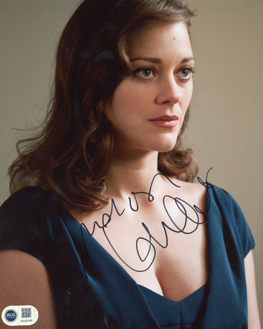 MARION COTILLARD SIGNED DARK KNIGHT RISES 10X8 PHOTO (1) ALSO ACG CERT AUTHENTICATION