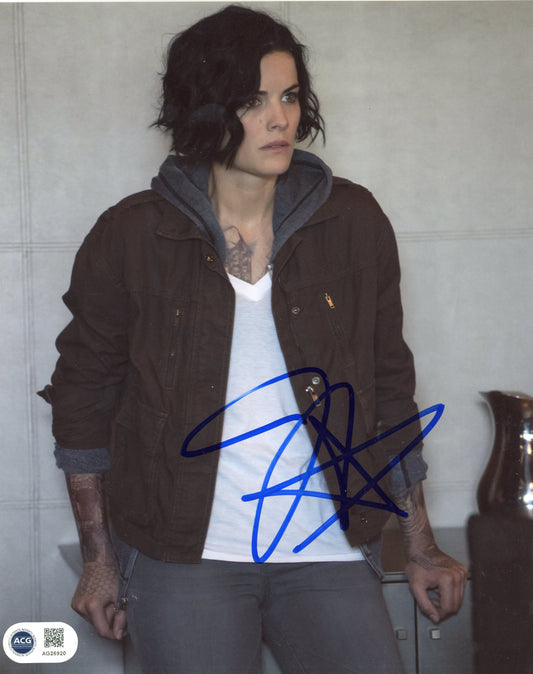 JAIMIE ALEXANDER SIGNED SEXY BLINDSPOT 10X8 PHOTO (5) ALSO ACG CERT AUTHENTICATION