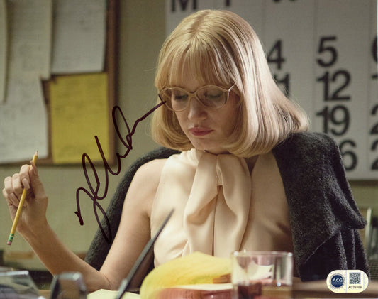 JESSICA CHASTAIN SIGNED A MOST VIOLENT YEAR 10X8 PHOTO (2) ALSO ACG CERT AUTHENTICATION