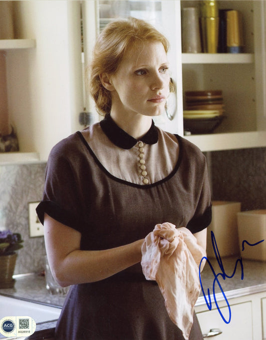 JESSICA CHASTAIN SIGNED THE HELP 10X8 PHOTO ALSO ACG CERT AUTHENTICATION