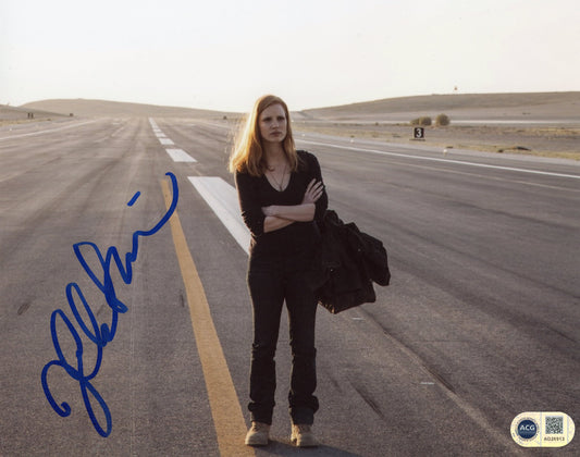 JESSICA CHASTAIN SIGNED ZERO DARK THIRTY 10X8 PHOTO (2) ALSO ACG CERT AUTHENTICATION