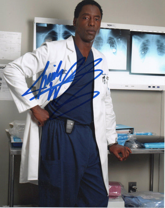 ISAIAH WASHINGTON SIGNED GREY'S ANATOMY 8X10 PHOTO (1)
