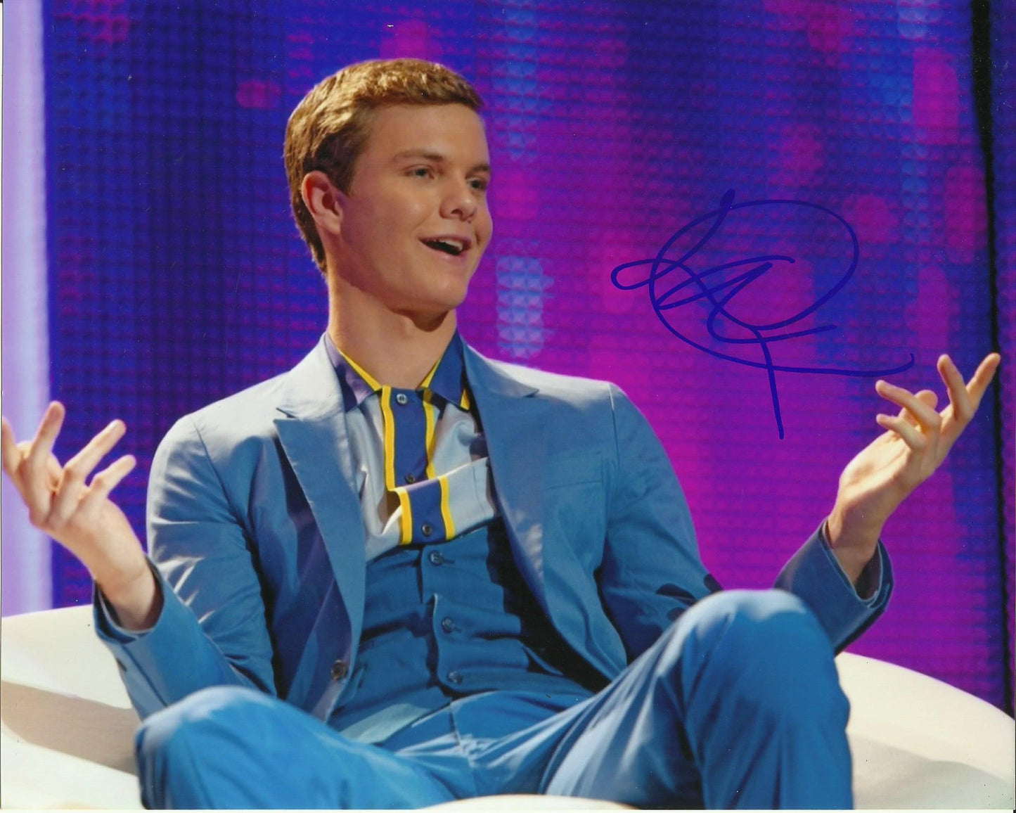 JACK QUAID SIGNED THE HUNGER GAMES 8X10 PHOTO