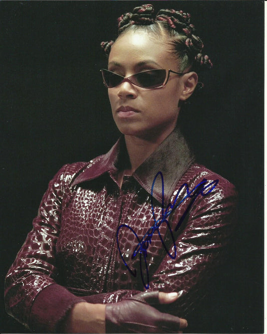 JADA PINKETT SMITH SIGNED THE MATRIX 10X8 PHOTO (2)