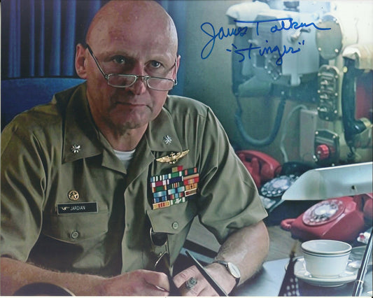 JAMES TOLKAN SIGNED TOP GUN  8X10 PHOTO (1)