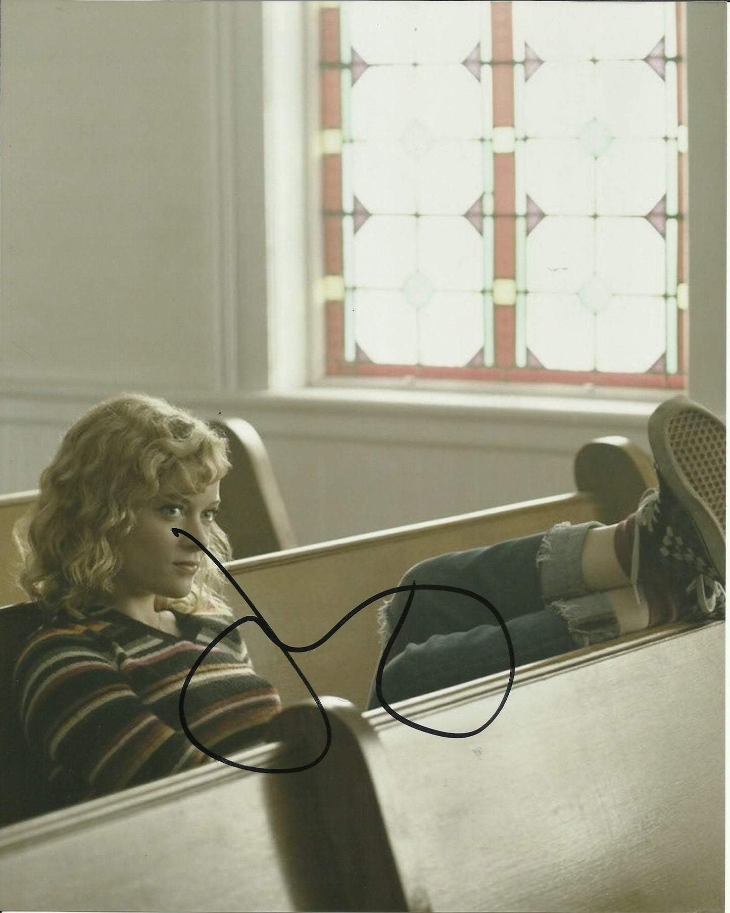 JANE LEVY SIGNED CASTLE ROCK 10X8 PHOTO (1)