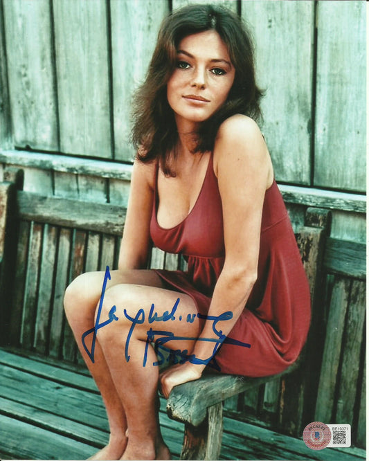 JACQUELINE BISSET SIGNED SEXY 10X8 PHOTO (2) ALSO BECKETT COA