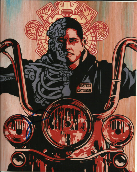 JD PARDO SIGNED MAYANS M.C 8X10 PHOTO (2)