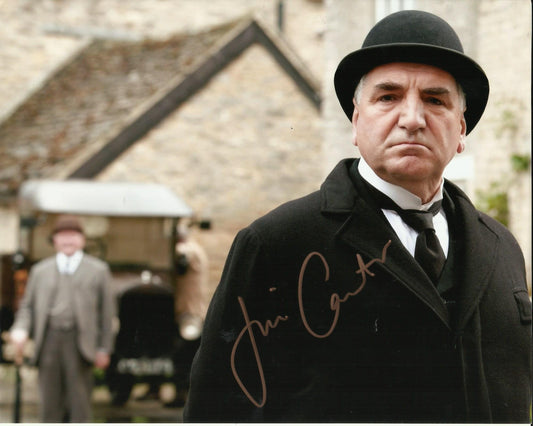 JIM CARTER SIGNED DOWNTON ABBEY 8X10 PHOTO (1)