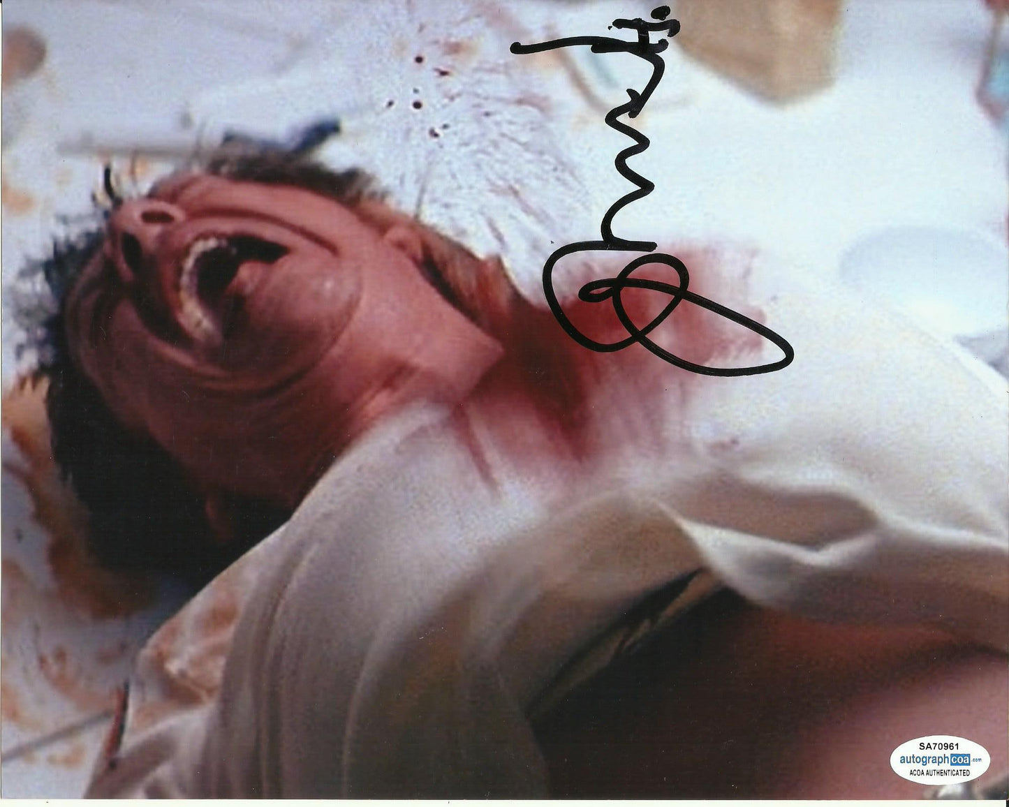 JOHN HURT SIGNED ALIEN 8X10 PHOTO (8) ALSO ACOA CERTIFIED
