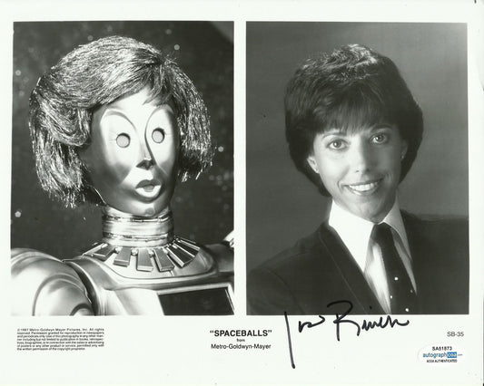 JOAN RIVERS SIGNED SPACEBALLS 10X8 PHOTO (1) ALSO ACOA CERTIFIED