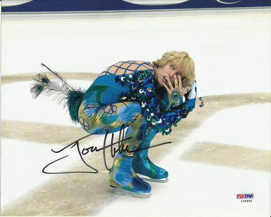 JON HEDER SIGNED BLADES OF GLORY 8X10 PHOTO ALSO PSA/DNA
