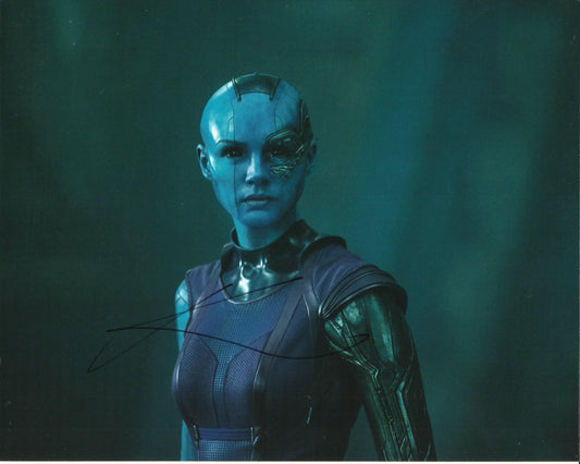 KAREN GILLAN SIGNED GUARDIANS OF THE GALAXY 10X8 PHOTO (2)