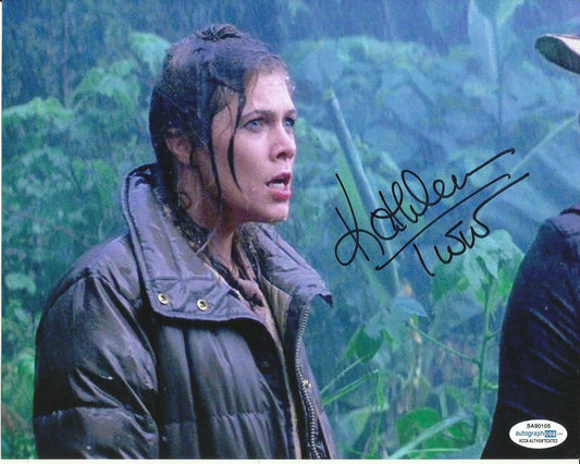 KATHLEEN TURNER SIGNED ROMANCING THE STONE 10X8 PHOTO (5) ALSO ACOA CERTIFIED